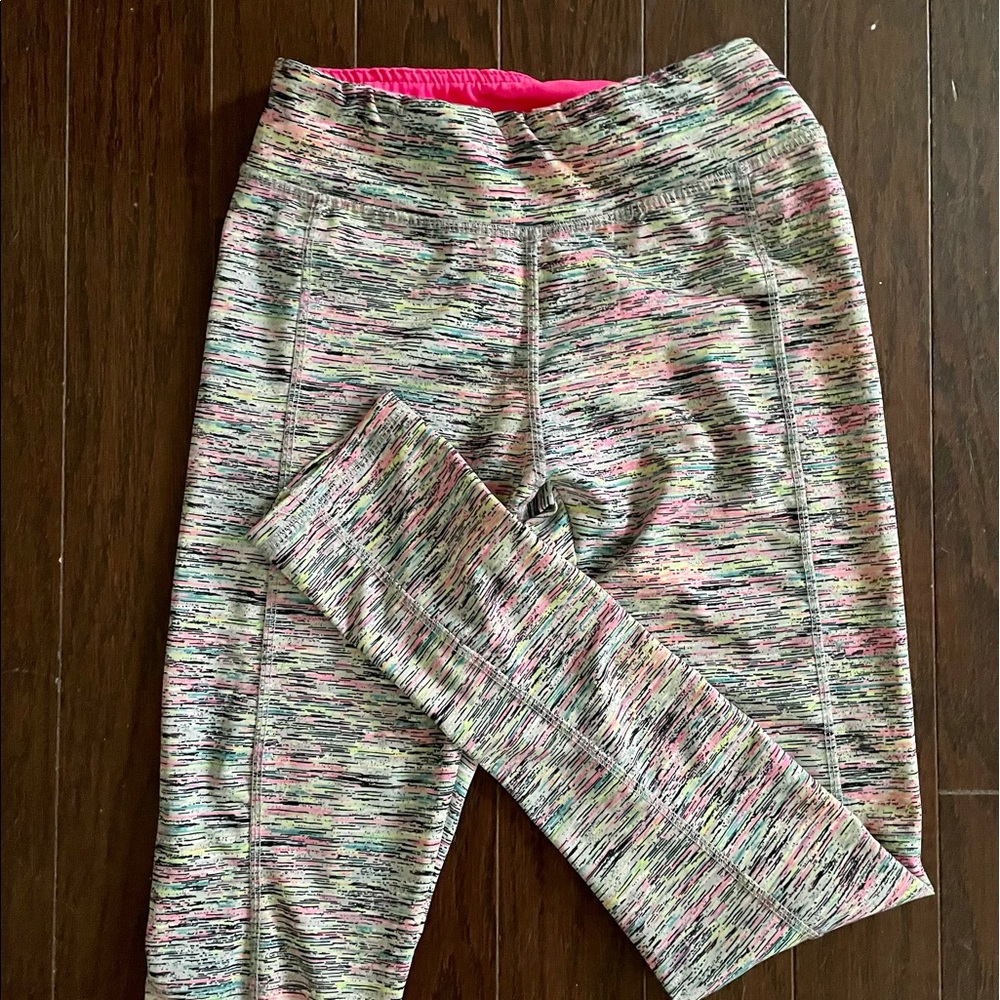 Fun bright workout leggings!